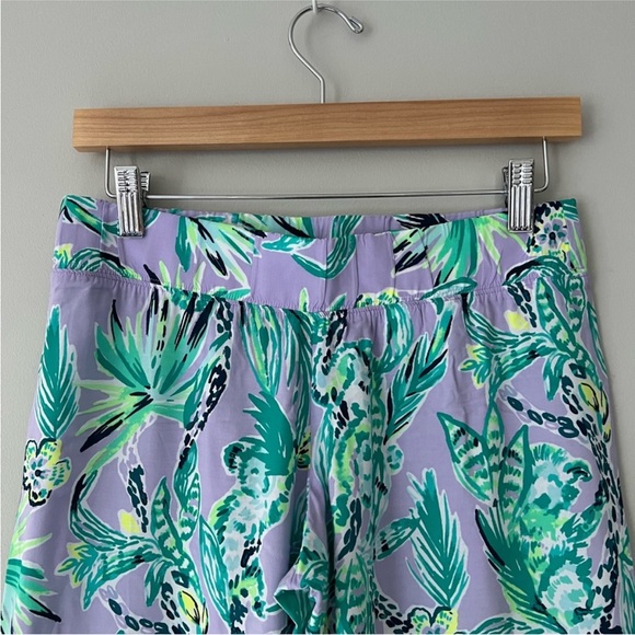 Lilly Pulitzer Bal Harbour Palazzo Pants Light Lilac Verbena - Picture 4 of 7